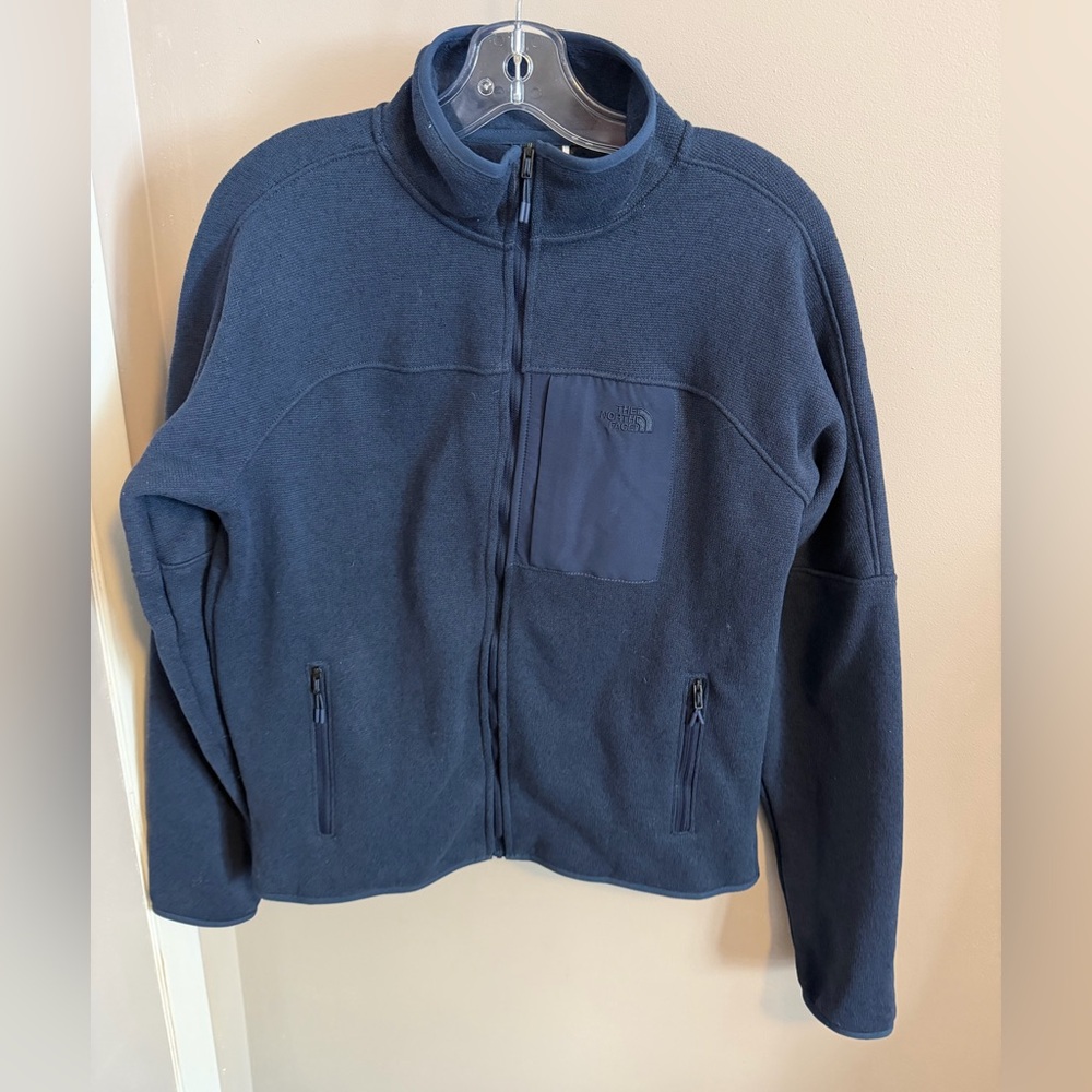 The North Face "Circular Design" Yumiori Fleece Jacket - Men's Small - Navy